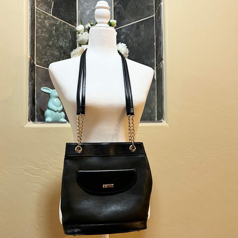 Vintage HCL Germany Leather Shoulder Bag